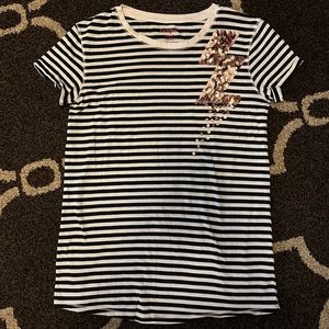 Girl’s XL Cat & Jack Striped T-Shirt